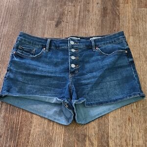 Women's Blue Denim Shorts
